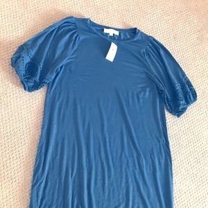 New with Tags - Loft Dress with Eyelet Sleeves